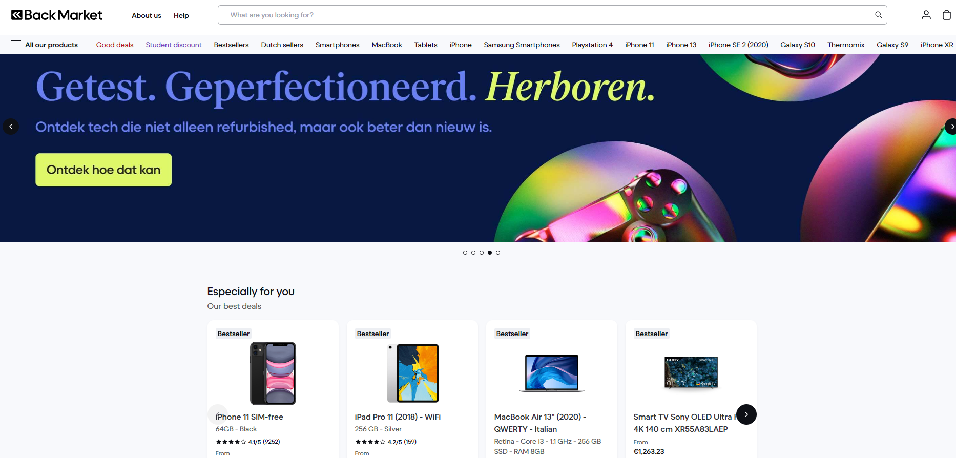 Backmarket website